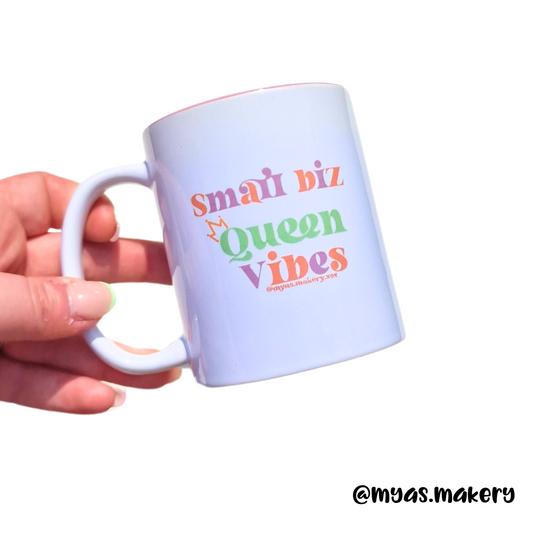 Small biz queen vibes mug